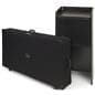 Breakdown lectern transport case with exterior business card holder
