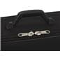 Breakdown lectern transport case with black carrying handles