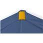 Bar height spandex table cover with plastic footing 