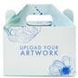 Custom gable gift boxes with top handle 