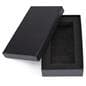 Crystal rectangle participation trophy with black protective gift box