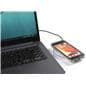 Branded Qi phone charging mat with PU material