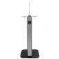 Phone charging station kiosk with custom graphics and two universal outlets