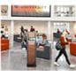 Phone charging station kiosk with durable base