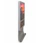 Wall mount light box charging station with personalized  graphics