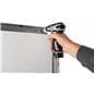 Wall light box charging station mounts with four scews