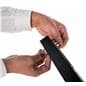 mobile charging station with floor sign holder is easy to set up