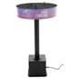 Mobile charging station with black acrylic counter