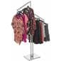 Retail Chrome Waterfall Clothing Rack