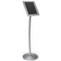 Outdoor Single Pedestal Sign with Aluminum Frame