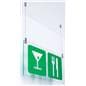 Cable Hanging Kit Displays Signs Overhead