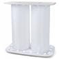 Air inflatable backlit rectangular counter with bright white interior LEDs