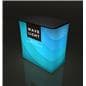 WaveLight® Air inflatable backlit rectangular counter with sturdy black plastic top