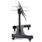 Confidence monitor stand with tilting bracket