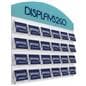 Clear Business Card Rack with Custom Header
