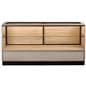 Wooden display showcase ships fully assembled