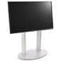 Commercial digital signage display with angled mounting bracket