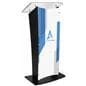 Printed Public Speaking Stand, 16" x 44" Graphic Area