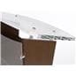 Custom Graphic Acrylic and Wood Podium, Large Reading Surface