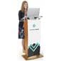 Customized Public Speaking Lectern, 16" x 44" Printing Area