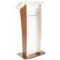 Wood Rostrum Podium with Interior Shelf