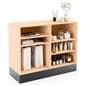 3-piece cash wrap comes with nine adjustable shelves in total