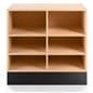ADA-compliant sales counter offers lots of storage space