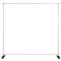Back drop banner with easy to assemble frame 