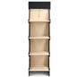 Clothing rack with shelves with material thickness of .70 inches