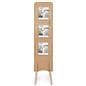 Knockdown wood literature stand with 11 x 9 display pockets 