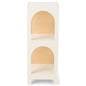 Arch display shelf with FSC-certified materials 