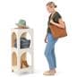Arch display shelf with overall height of 40 inches tall