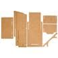Portable podium with collapsible design for easy storage