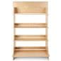 67 inch tall wooden knockdown shelf merchandiser	