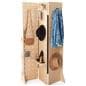 Folding pegboard display with a multitude of merchandising customization