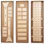 Folding pegboard display with flat ship packaging