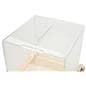 Custom printed donation box with 7 inch wide slot