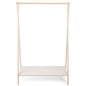 Wooden Clothing Rack with 75lbs Shelf Weight Capacity