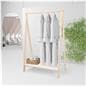 Wooden Clothing Rack with White Laminated Plywood