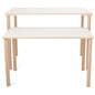 Wood Nesting Tables with 1.75" Dowel Leg Stands