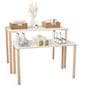 Wood Nesting Tables with Set of 2 Tables