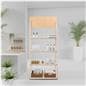 White Ladder Shelves with 13" x 29" Header Dimensions   