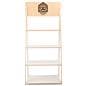 Wooden Ladder Shelves with 4-Tier Feature 
