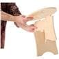 Wood display risers with 3 various sizes and quick assembly 