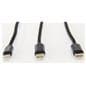 Digital charging station exhibiting the three cables included, one 8 pin charging cable, USB and 2 USB type-C cables