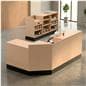 Corner filler sales counter seamlessly fills the voids around corners