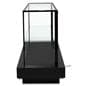 Illuminated display case​ with a sleek side profile of the unit