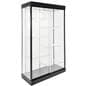 LED glass display cabinet with energy efficient lighting