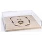 Square Shadow Box Gallery Frame with Neutral Linen Deck