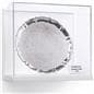 Antique Silver Platter Inside Museum Style Wall Vitrine
